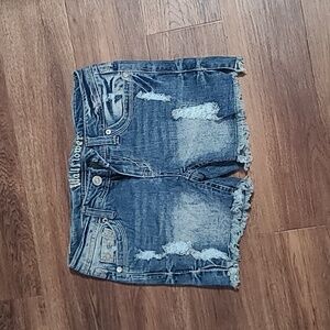 Wallflower denim shorts